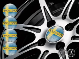 Volvo Adesivi Cupola Epox Logo Decalcomania Cerchio Resina